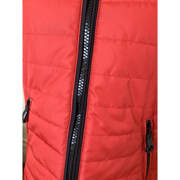 Ralph Lauren Vest  Puffer Size M  Red Black Sleeveless Logo Grannycore - Picture 4 of 9